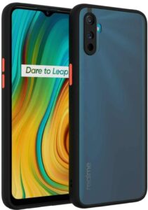 Smoke Cover for  Realme C3 Translucent shockproof Smoke back cover Smooth rubberized Case Cover For Realme C3.