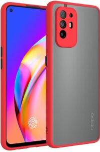 Smoke Cover for OPPO F19 pro +Translucent shockproof Smoke back cover Smooth rubberized Case Cover For OPPO F19 pro+.