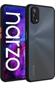 Smoke Cover for OPPO NARZO 30 pro Translucent shockproof Smoke back cover Smooth rubberized Case Cover For  OPPO NARZO 30 pro.