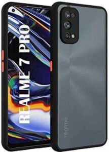 Smoke Cover for Realme 7 pro Translucent shockproof Smoke back cover Smooth rubberized Case Cover For  Realme 7 pro.