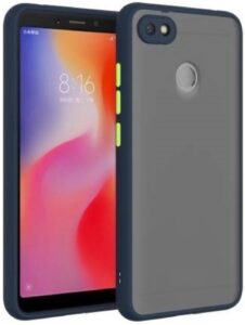 Smoke Cover for VIVO V7 Translucent shockproof Smoke back cover Smooth rubberized Case Cover For VIVO V7.