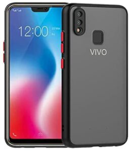 Smoke Cover for VIVO Y83 pro , V9 Translucent shockproof Smoke back cover Smooth rubberized Case Cover For VIVO Y83 pro, V9.