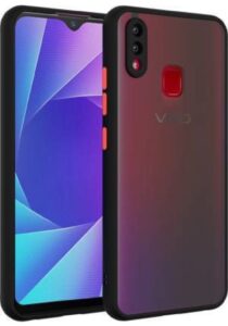 Smoke Cover for VIVO V11 Translucent shockproof Smoke back cover Smooth rubberized Case Cover For VIVO V11 .