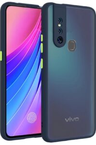Smoke Cover for VIVO V15 Translucent shockproof Smoke back cover Smooth rubberized Case Cover For VIVO V15.