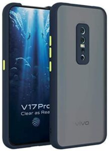 Smoke Cover for VIVO V17 Pro Translucent shockproof Smoke back cover Smooth rubberized Case Cover For VIVO V17 Pro.