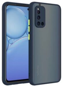 Smoke Cover for VIVO V19 Translucent shockproof Smoke back cover Smooth rubberized Case Cover For VIVO V19 .