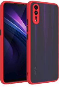 Smoke Cover for VIVO S1,Z1x Translucent shockproof Smoke back cover Smooth rubberized Case Cover For VIVO S1 , Z1x.
