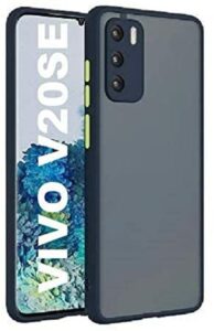 Smoke Cover for VIVO Y20se Translucent shockproof Smoke back cover Smooth rubberized Case Cover For VIVO Y20se.