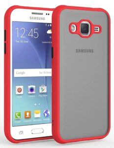 Smoke Cover for Samsung Galaxy J2 Translucent shockproof Smoke back cover Smooth rubberized Case Cover For Samsung Galaxy J2.