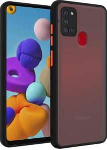 Smoke Cover for Samsung Galaxy  M30s, M21 Translucent shockproof Smoke back cover Smooth rubberized Case Cover For Samsung Galaxy M30s, M21 .