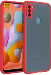 Smoke Cover for Samsung Galaxy A11, M11 Translucent shockproof Smoke back cover Smooth rubberized Case Cover For Samsung Galaxy A11, M11 .