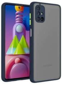 Smoke Cover for Samsung Galaxy M51 Translucent shockproof Smoke back cover Smooth rubberized Case Cover For Samsung Galaxy M51.
