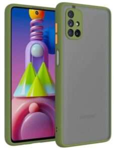 Smoke Cover for Samsung Galaxy  M51 Translucent shockproof Smoke back cover Smooth rubberized Case Cover For Samsung Galaxy M51.