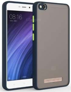 Smoke Cover for REDMI 4a Translucent shockproof Smoke back cover Smooth rubberized Case Cover For REDMI 4a.