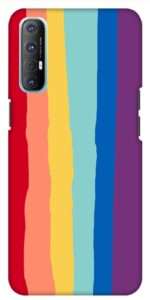 Rainbow Back Cover for OPPO RENO 3 Rainbow Printed Back Cover Slimfit Case Cover For  OPPO RENO 3.