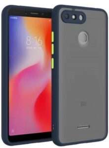 Smoke Cover for REDMI 6 Translucent shockproof Smoke back cover Smooth rubberized Case Cover For REDMI 6.