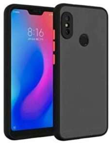 Smoke Cover for REDMI 6pro Translucent shockproof Smoke back cover Smooth rubberized Case Cover For REDMI 6pro.