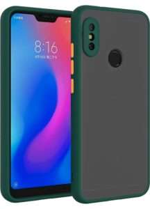Smoke Cover for REDMI 6pro Translucent shockproof Smoke back cover Smooth rubberized Case Cover For REDMI 6pro.