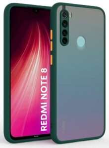 Smoke Cover for REDMI NOTE 8 Translucent shockproof Smoke back cover Smooth rubberized Case Cover For REDMI NOTE 8 .