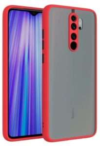 Smoke Cover for REDMI NOTE 8Pro Translucent shockproof Smoke back cover Smooth rubberized Case Cover For REDMI NOTE 8Pro .
