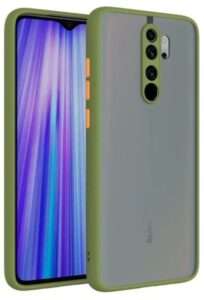 Smoke Cover for REDMI NOTE 8Pro Translucent shockproof Smoke back cover Smooth rubberized Case Cover For REDMI NOTE 8Pro .