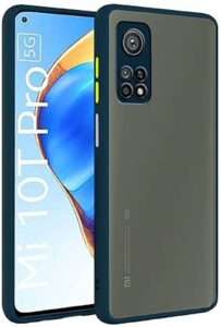 Smoke Cover for REDMI 10T, 10T pro Translucent shockproof Smoke back cover Smooth rubberized Case Cover For REDMI 10T, 10T pro.