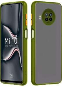 Smoke Cover for REDMI 10i Translucent shockproof Smoke back cover Smooth rubberized Case Cover For REDMI 10i .