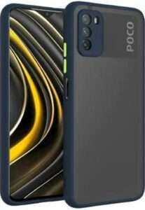Smoke Cover for REDMI POCO M3 Translucent shockproof Smoke back cover Smooth rubberized Case Cover For REDMI POCO M3 .