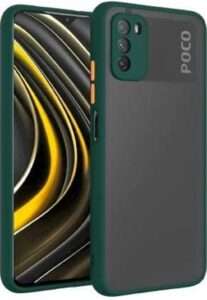 Smoke Cover for REDMI POCO M3 Translucent shockproof Smoke back cover Smooth rubberized Case Cover For REDMI POCO M3 .