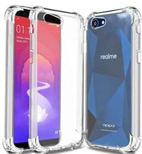 Transparent Cover for REALME 1 Translucent shockproof back cover Soft Silicon Case Cover For REALME 1 .