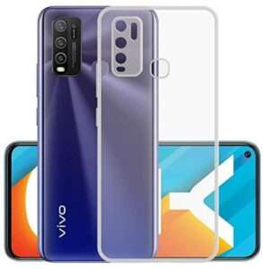 Transparent Cover for Vivo Y30, Y50 Translucent shockproof back cover Soft Silicon Case Cover For Vivo Y30, Y50.