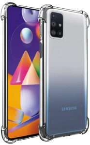 Transparent Cover for Samsung M31s Translucent shockproof back cover Soft Silicon Case Cover For Samsung M31s .