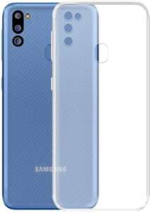 Transparent Cover for Samsung M21(2021) Translucent shockproof back cover Soft Silicon Case Cover For Samsung M21(2021) .