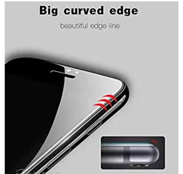 thumbnail image 2 of 9D Curved Tempered Glass Screen Protector For OPPO Find X5 – Full Cover, Black Frame 2 of 6