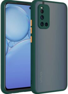 Smoke Cover for VIVO V19 Translucent shockproof Smoke back cover Smooth rubberized Case Cover For VIVO V19 .