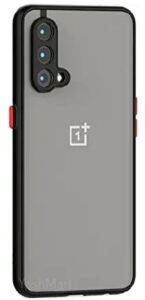Smoke Cover for ONEPLUS Nord CE Translucent shockproof Smoke back cover Smooth rubberized Case Cover For 1+ Nord CE .