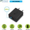 Syska WC-2A / WC-2A-BK 10 W 2 A Mobile Charger with Detachable Cable  (Black, Cable Included). - Image 4