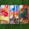 Glitter Waterfall VIVO Case Sand Quicksand Star Case Crystal Clear Liquid Glitter Sand Quicksand Star Case for VIVO Crystal Clear Cellphone . - Image 3