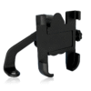 Metal CNC Bike Mount Holder Navigation 360 Degree Rotation Mirror Cradle for All Smartphones Bicycle, Motorcycle, Scooty (Black)