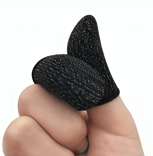 Thumb & Finger Sleeve for Mobile Game (in two colour ), Pubg, Cod, Freefire - with Black Pouch . - Image 5