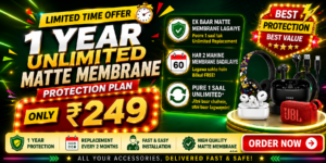 1 Year Unlimited MATTE MEMBRANE Membership – ₹249 Only