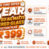 1 Year Unlimited AG MATTE GLASS Membership – ₹399 Only